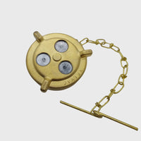 Vented Brass Fuel Tank Cap Fits *US Jetting