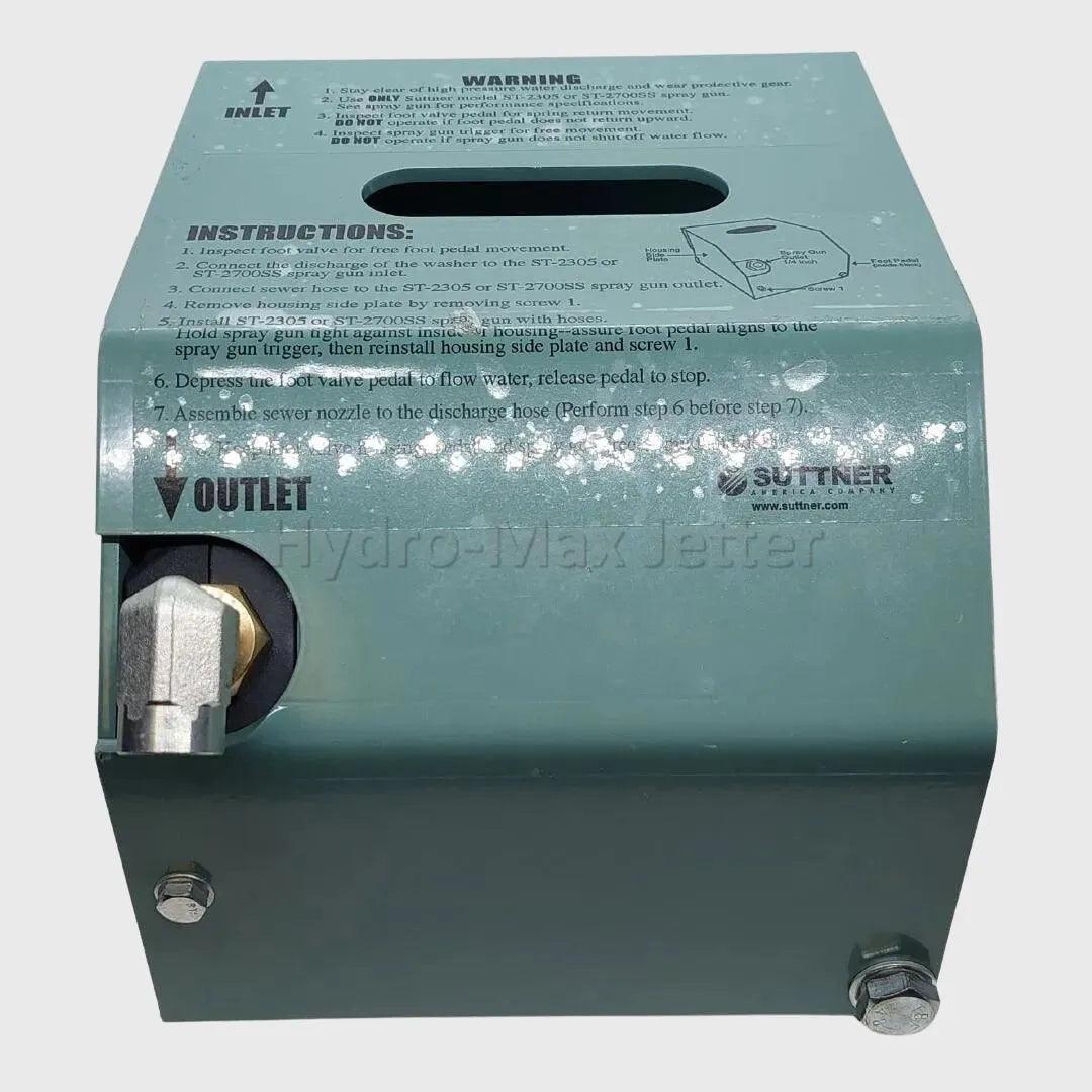 Green Foot Actuated Valve 12 GPM - Hydro-Max Jetter